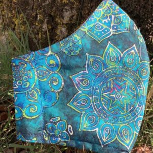 Mandala Batik Handmade Face Mask