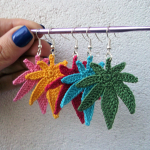 Hemp Leaf Earrings