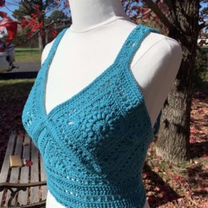 Sunburst Mosaic Crochet Top