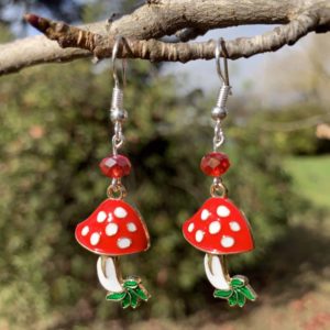 Mushroom Earrings