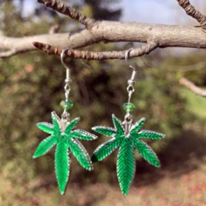 Hemp Leaf Earrings