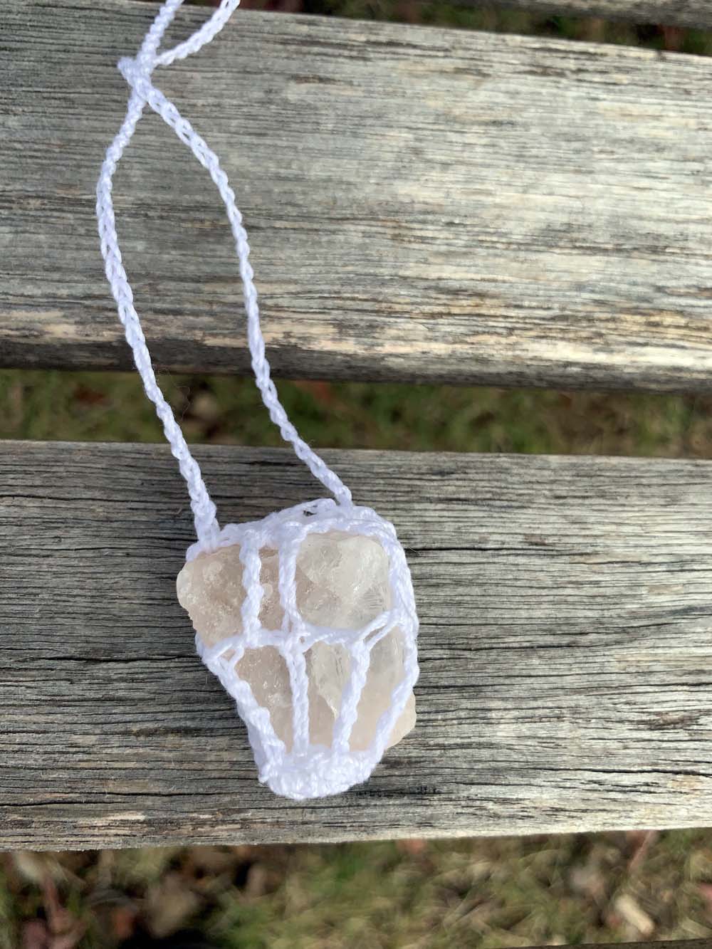 Himalayan Salt Rock Pendant - Image 3