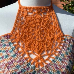Festival Wear Halter Neck Crop Top