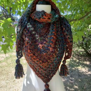 Bandana Scarf/Shawl Rust Hues