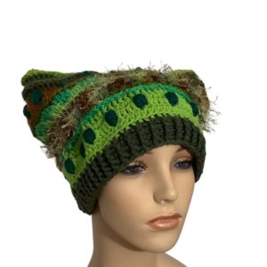 Unique OOAF Freeform Cat Ear Beanie/Hood